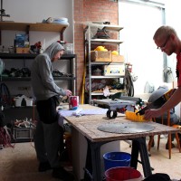 Our wood workshop. Our wood workshop.